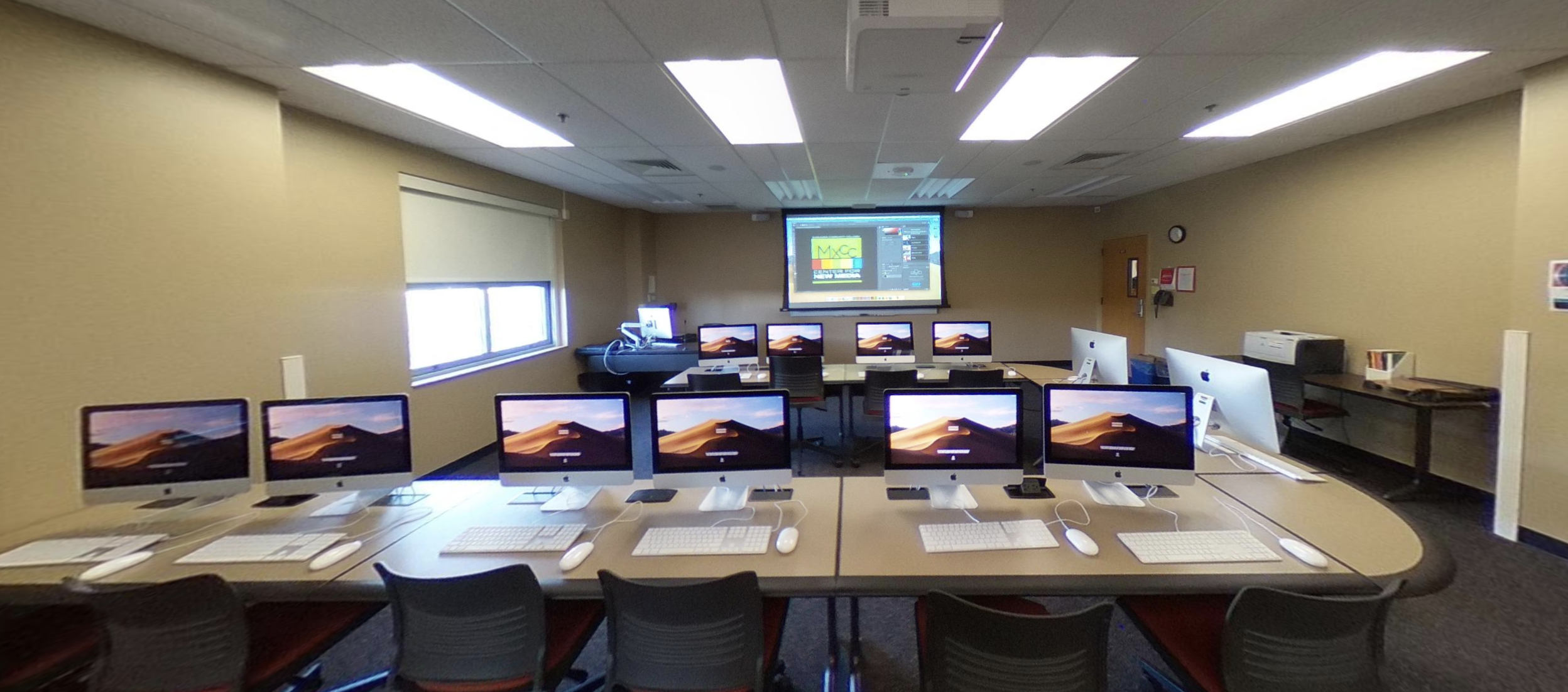 New Media Production classroom