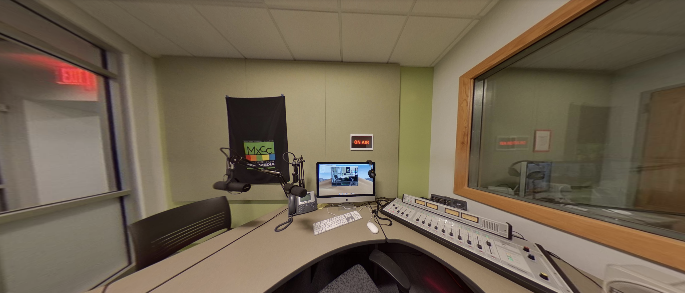 Podcasting studio