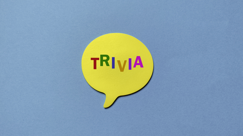 TRIVIA in speech bubble