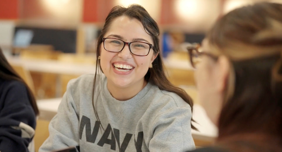 smiling student 