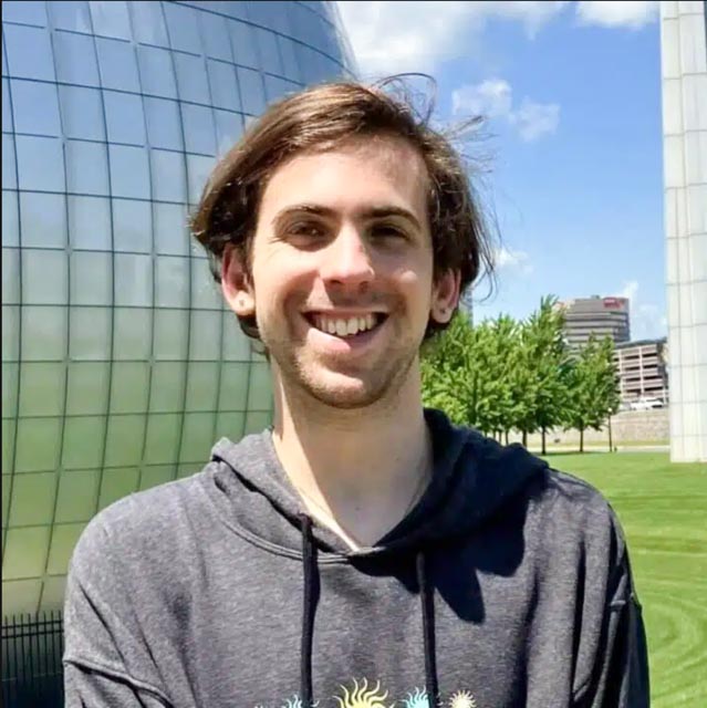 Terry Bukowski smiles outdoors