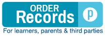 Order Transcripts=for learners, parents and third parties