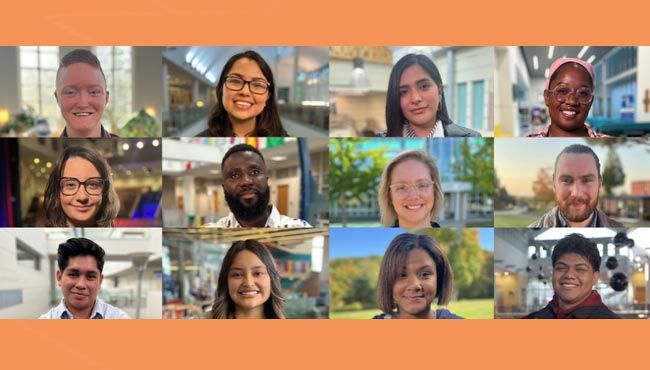 Screenshot of students from the College Tour series