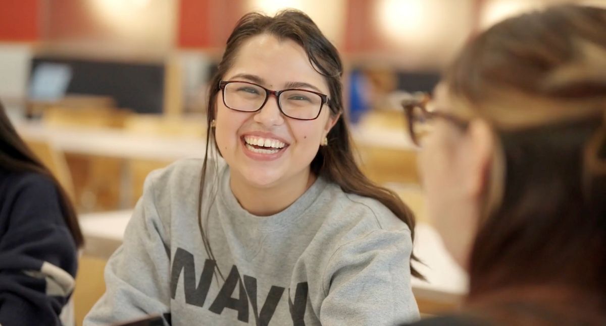 smiling student