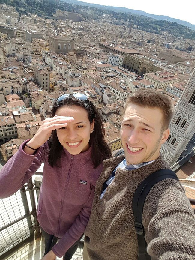 students in Italy